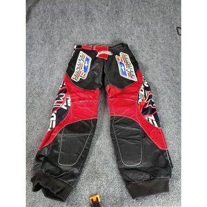 Redline Motorcross Cycling Pants Men Sz 30 Padded Graphic Print Biker‎ Outdoors